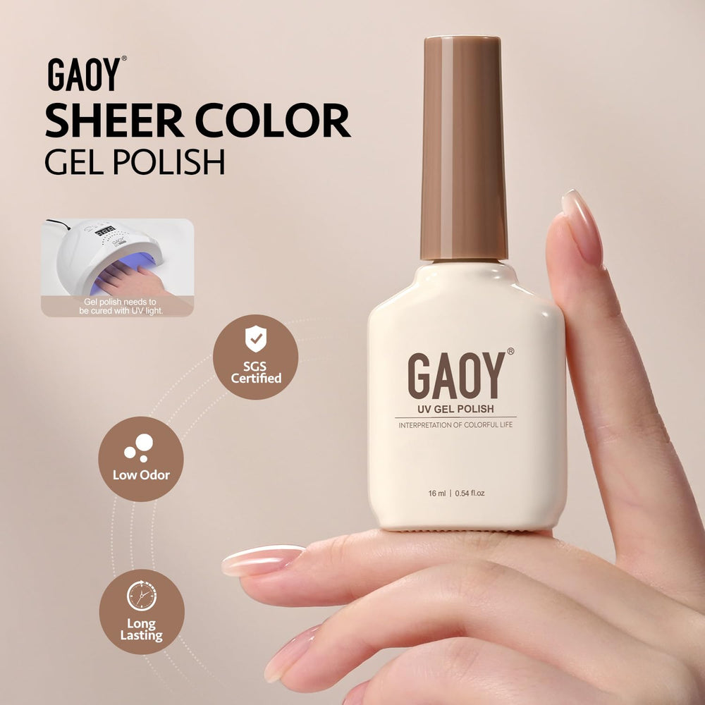 GAOY label close-up with SGS and FD&C compliance marks, reassures ingredient safety