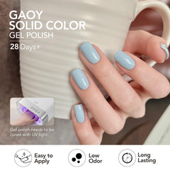 GAOY at-home manicure on coffee table showing easy DIY benefit