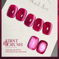 GAOY finished manicure on hands in lifestyle shot showcasing photogenic shine