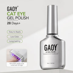 GAOY finished lime green manicure on hand demonstrating wearable holographic effect