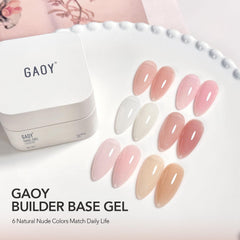GAOY tawny peach manicure in lifestyle setting conveying polished results