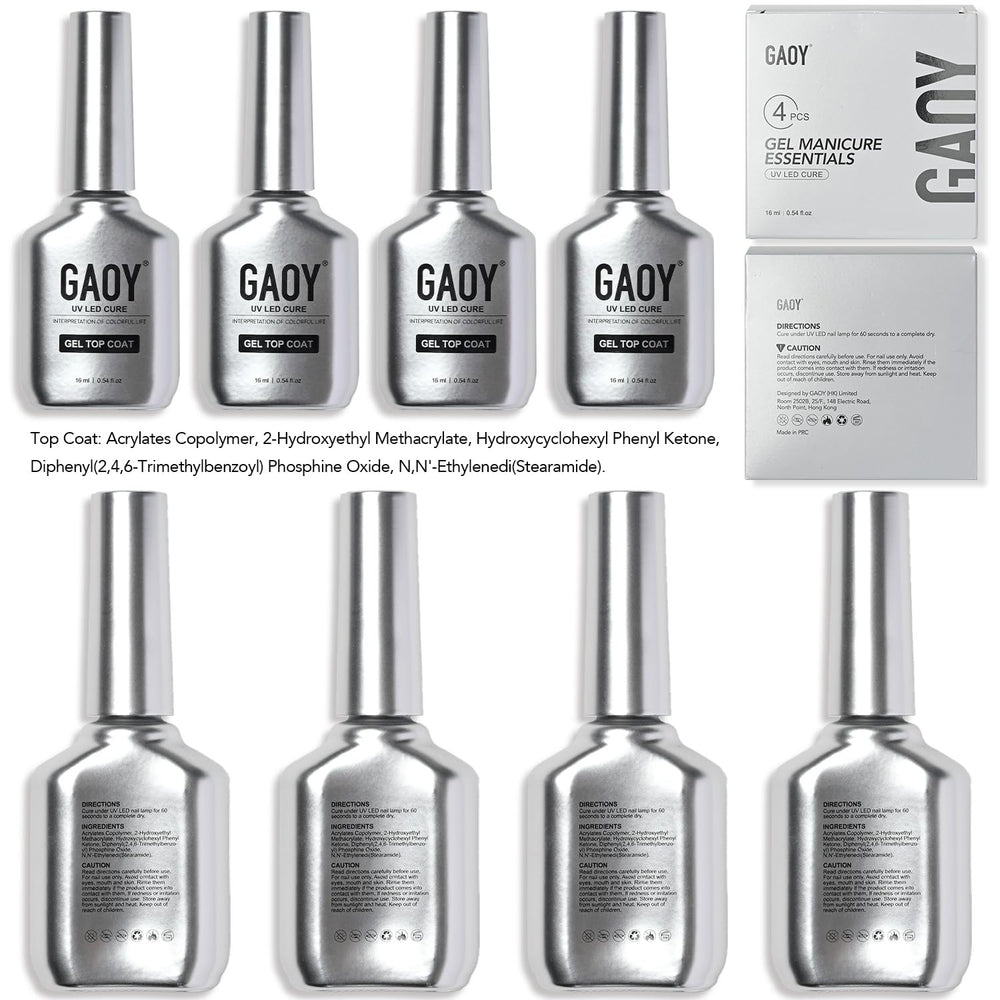 GAOY set on manicure table in lifestyle shot showing salon-quality finish at home