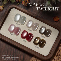 GAOY finished manicure on nails in lifestyle setting showing salon-quality shine