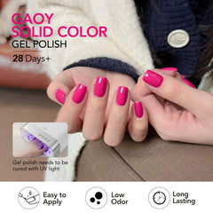 GAOY lifestyle salon station staged for DIY mani showing professional results benefit