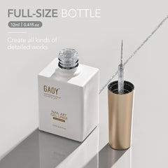 GAOY manicure workstation with lamp and tools showing convenient at-home nail design setup
