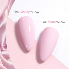 GAOY brush applying pastel pink stroke highlighting smooth coverage benefit