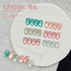 GAOY magnet held above wet gel demonstrating cat eye stripe formation benefit