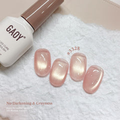 GAOY magnet detail held above nail to create cat eye effect for control