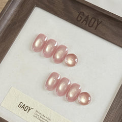 GAOY magnet held above polish creating cat-eye effect for customizable patterns