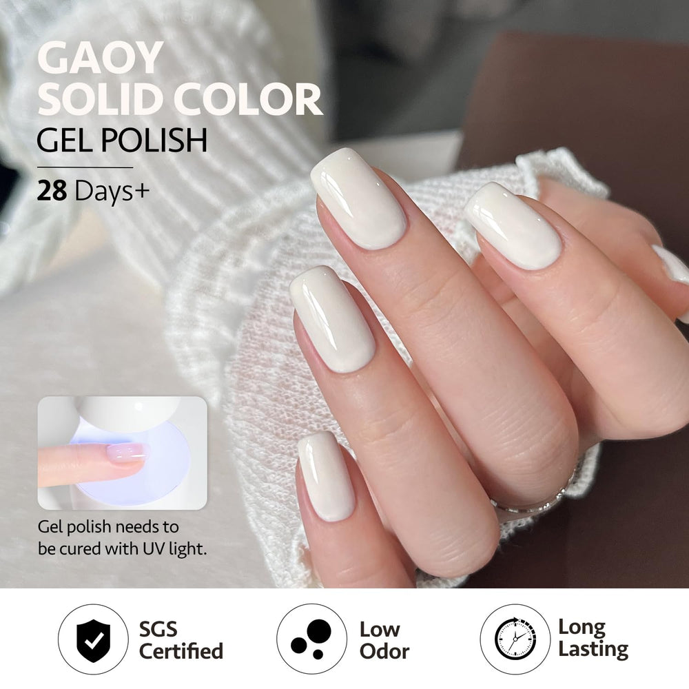 GAOY manicured hand model wearing pastel colors showcasing salon finish