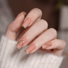 GAOY matte on nail swatch demonstrating chrome-proof detail preservation
