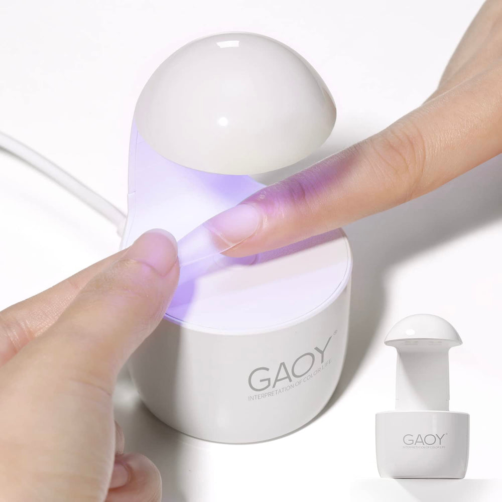 GAOY mini front view showing eggshell finish and single touch benefit
