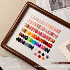 GAOY hand model wearing jelly pink shade demonstrating wearable glossy finish