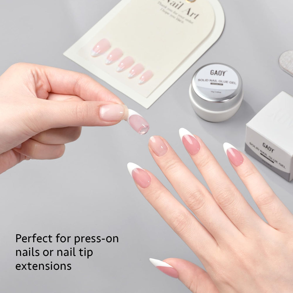 GAOY before and after nail tips lifestyle showing long-lasting wear benefit