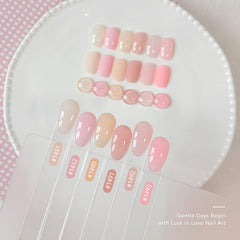 GAOY finished manicure on hands demonstrating salon-quality glossy finish