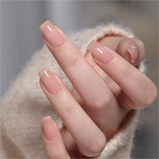 GAOY front bottle view showing nude jelly gel polish benefits of buildable color
