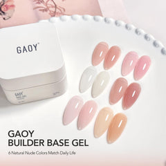 GAOY packaging and contents lifestyle shot with brush and bottle for convenience benefit