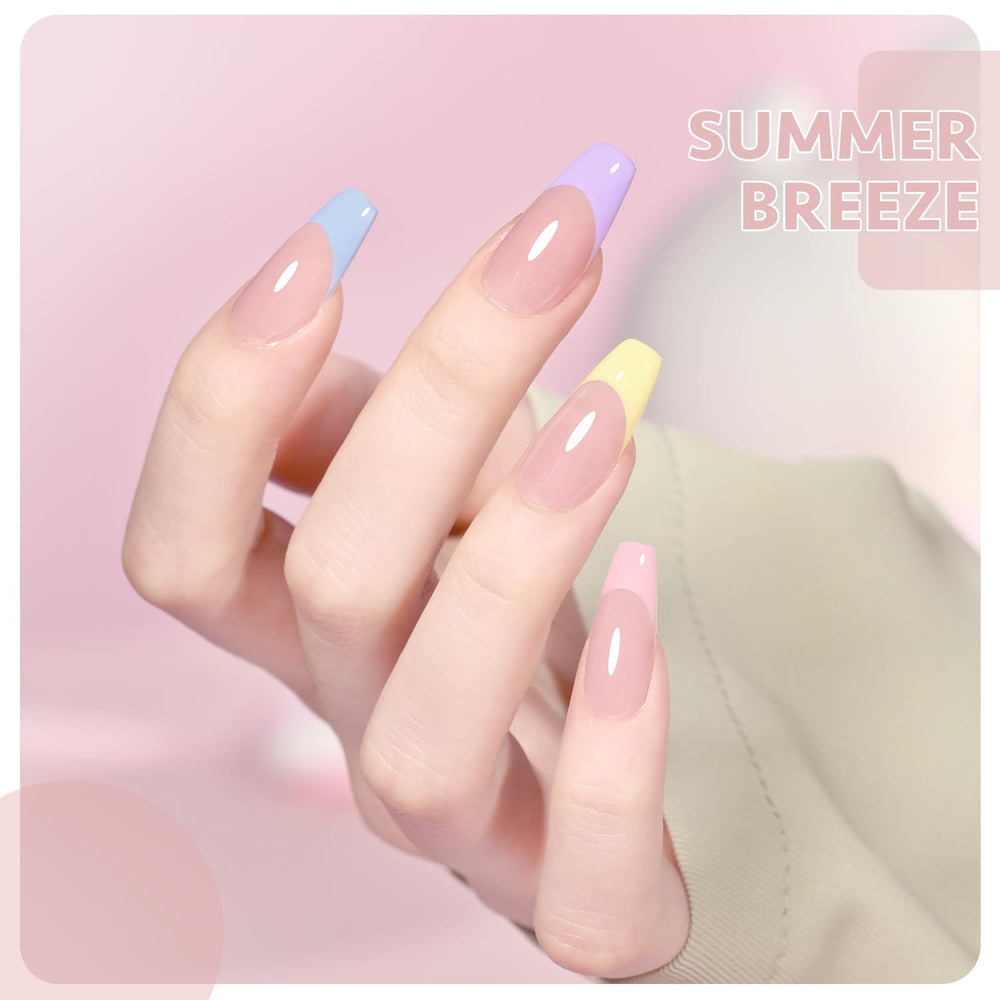 GAOY open bottles top view revealing gel polish colors, easy selection