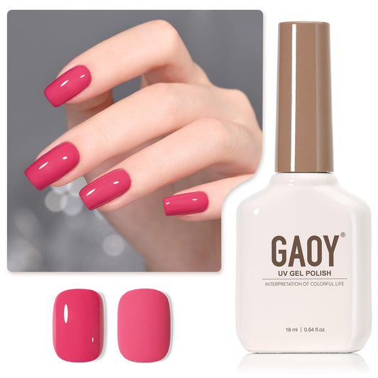 GAOY front bottle showing berry pink shade and volume for easy identification and value