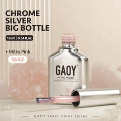 GAOY finished manicure lifestyle shot showing natural look and salon-quality benefit