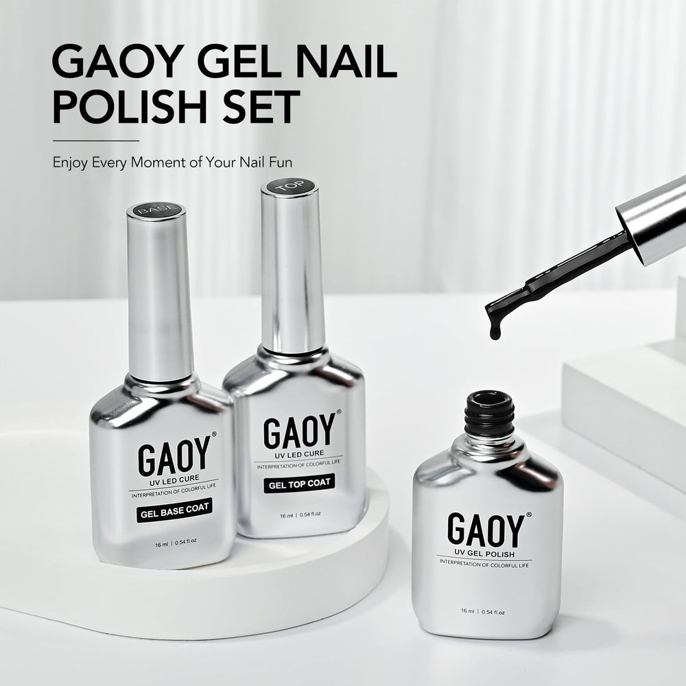 GAOY bottles beside coin for size comparison and volume clarity