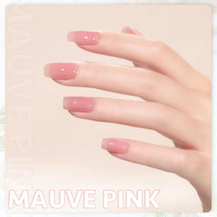 GAOY layered nails cured showing buildable depth and long-lasting shine