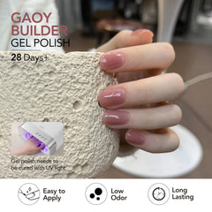 GAOY size comparison of 6.5ml bottle beside ruler showing compact travel-friendly benefit