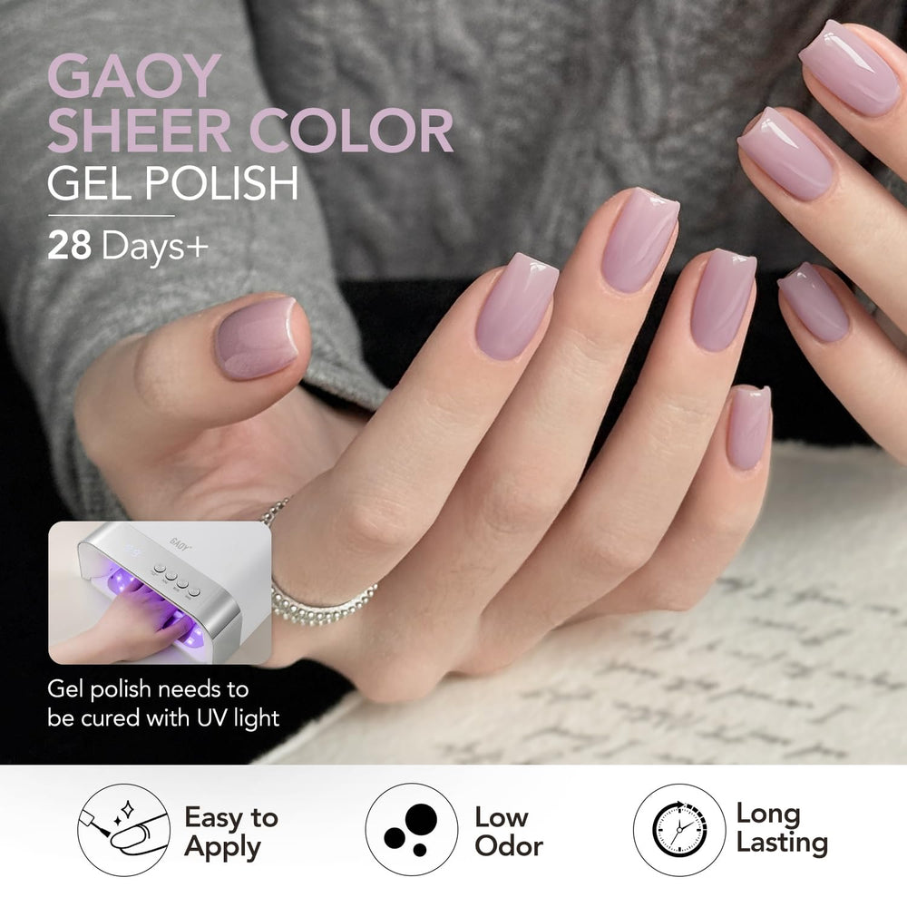GAOY size comparison bottle in hand showing compact travel-friendly volume
