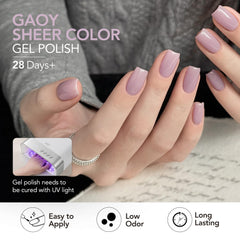 GAOY size comparison bottle in hand showing compact travel-friendly volume