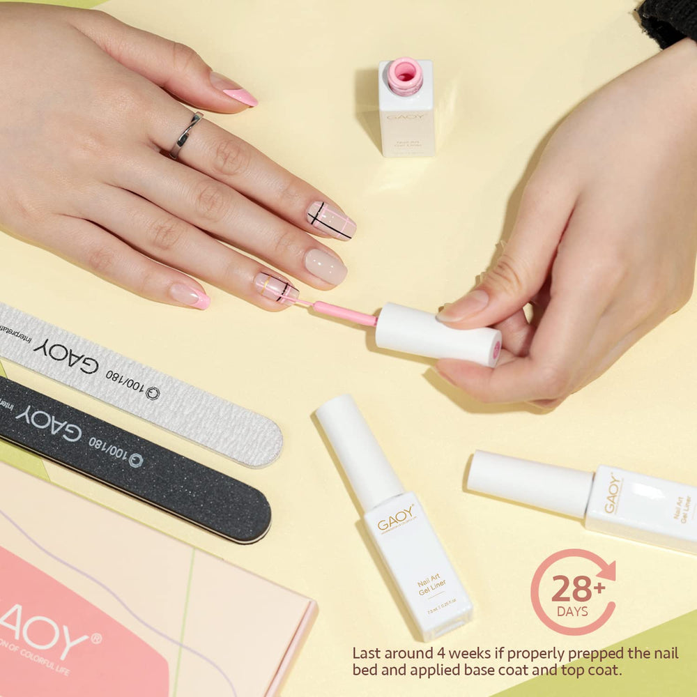 GAOY size scale with hand demonstrating compact bottle size and travel-friendly convenience
