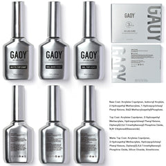 GAOY staged manicure lifestyle shot showing kit in salon setting for long-lasting wear