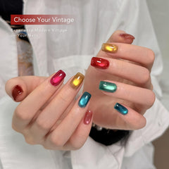 GAOY swatch palette of six summer colors illustrating vibrant shade choices