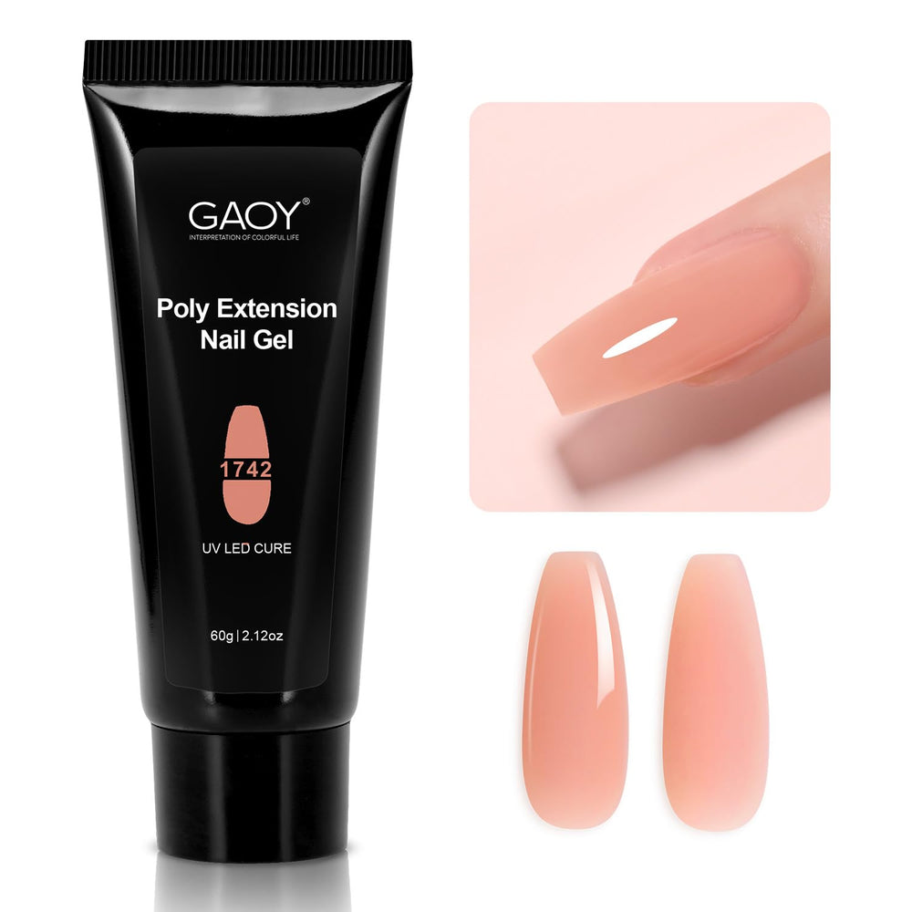 GAOY jar front view showing tea rose gel and clear labeling for easy identification