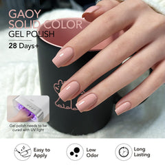 GAOY texture and opacity detail highlighting creamy formula and streak-free coverage advantage