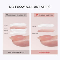 GAOY gel texture close-up nude pink demonstrating smooth consistency benefit