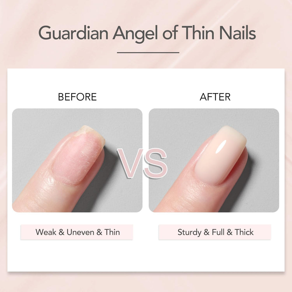 GAOY texture swipe showing jelly builder finish for natural shine