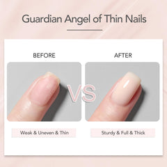 GAOY texture swipe showing jelly builder finish for natural shine