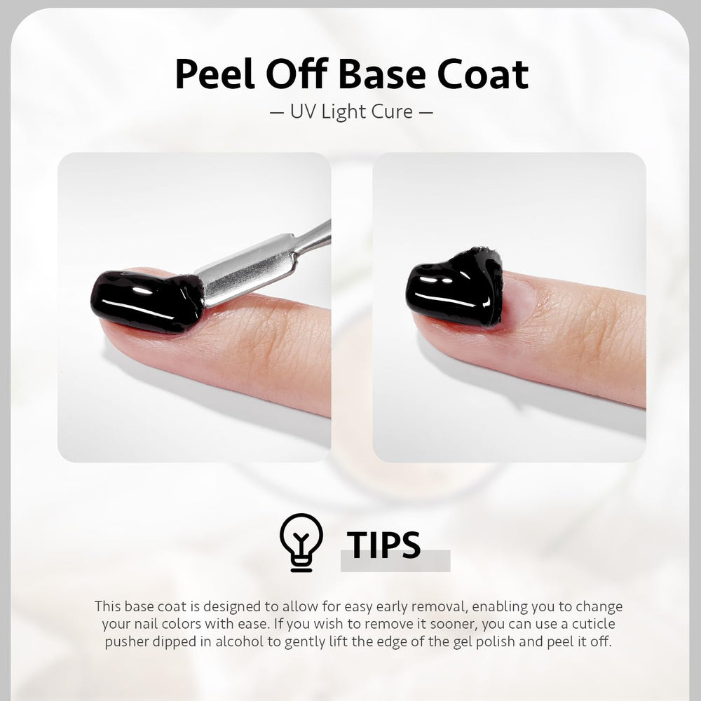 GAOY top coat bottle closeup highlighting brush and glossy finish benefits