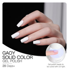 GAOY color coat cured under lamp demonstrating high-shine top coat durability