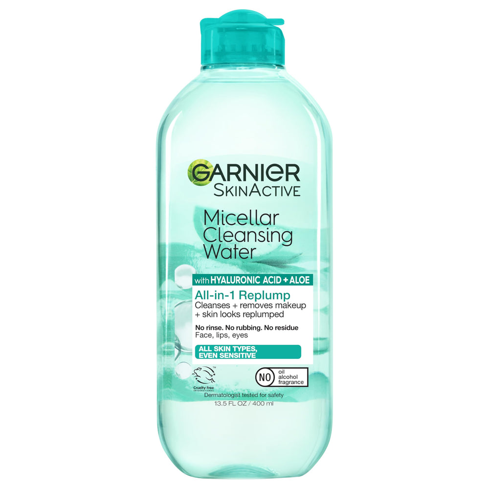 Garnier front bottle 400mL showing packaging and easy-pour cap for convenient use