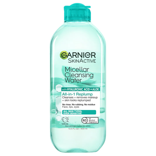 Garnier front bottle 400mL showing packaging and easy-pour cap for convenient use