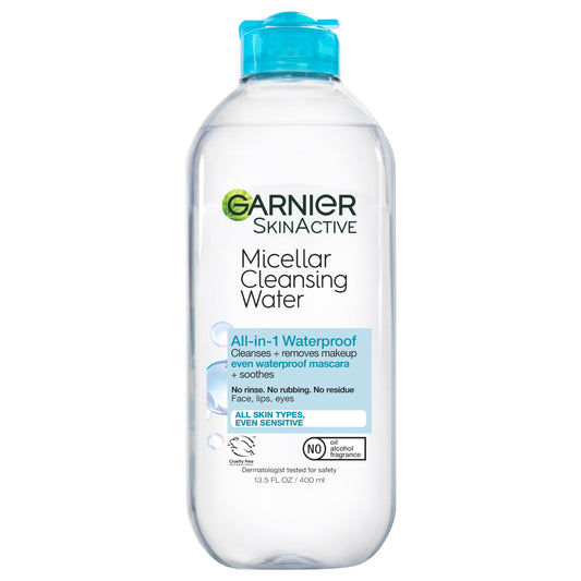 Garnier front packaging showing 400ml bottle and label benefits