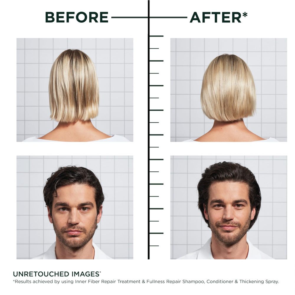 Garnier Fructis creamy shampoo texture highlighting nourishing formula