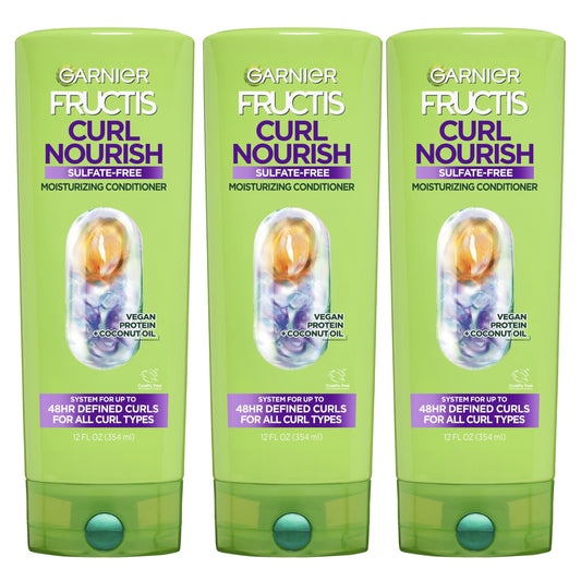 Garnier Fructis conditioner front packaging showing product benefits