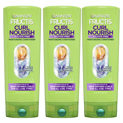 Garnier Fructis conditioner front packaging showing product benefits