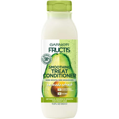 Garnier Fructis front packaging showing bottle and label benefit