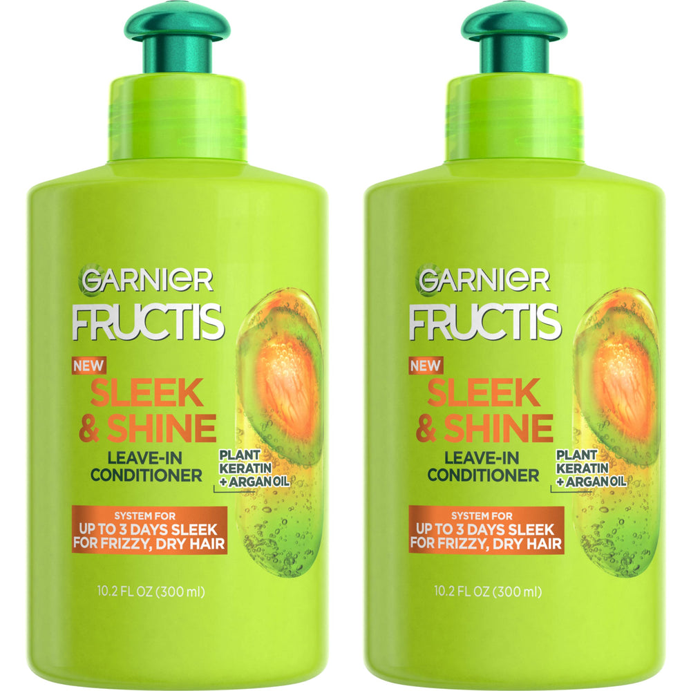 Garnier Fructis front packaging showing product and benefit of smooth hair