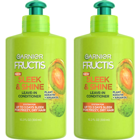 Garnier Fructis front packaging showing product and benefit of smooth hair