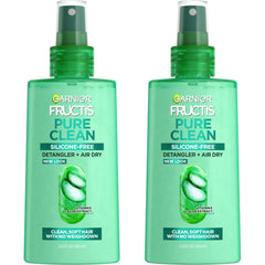 Garnier Fructis front bottle view showing label and recyclable packaging benefit