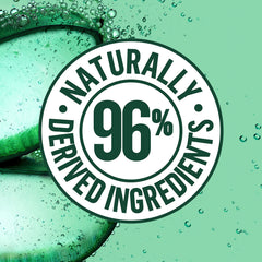 Garnier Fructis recyclable bottle label promoting sustainability benefits